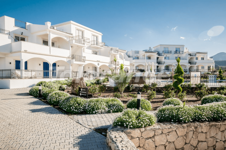 Квартира в Кирения, Северный Кипр вид на море с бассейном: купить недвижимость в Турции - 106066