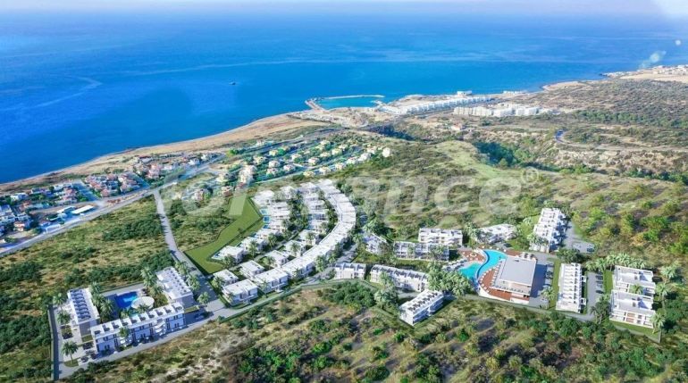Квартира от застройщика в Кирения, Северный Кипр вид на море с бассейном в рассрочку: купить недвижимость в Турции - 106947