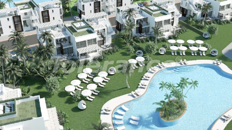 Квартира от застройщика в Кирения, Северный Кипр вид на море с бассейном в рассрочку: купить недвижимость в Турции - 107565