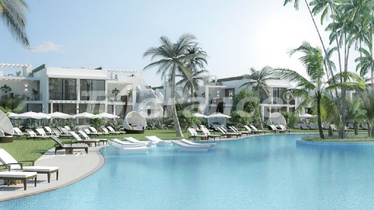 Квартира от застройщика в Кирения, Северный Кипр вид на море с бассейном в рассрочку: купить недвижимость в Турции - 107567