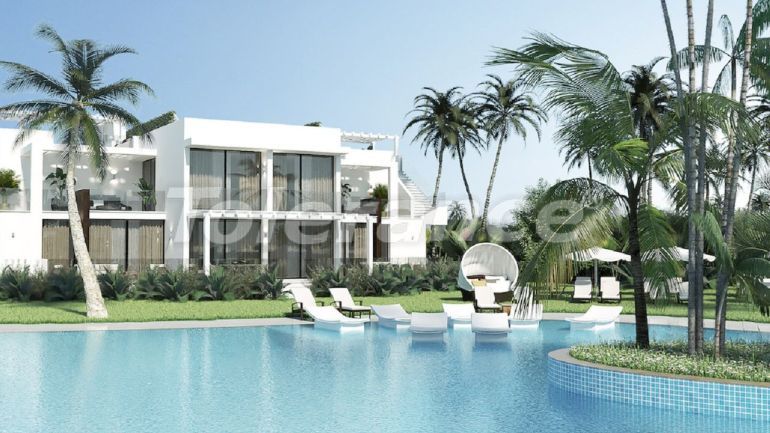 Квартира от застройщика в Кирения, Северный Кипр вид на море с бассейном в рассрочку: купить недвижимость в Турции - 107570