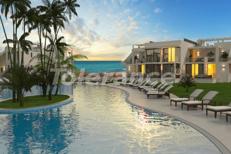 Квартира от застройщика в Кирения, Северный Кипр вид на море с бассейном в рассрочку: купить недвижимость в Турции - 107575