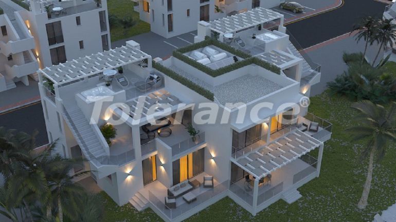 Квартира от застройщика в Кирения, Северный Кипр вид на море с бассейном в рассрочку: купить недвижимость в Турции - 107576