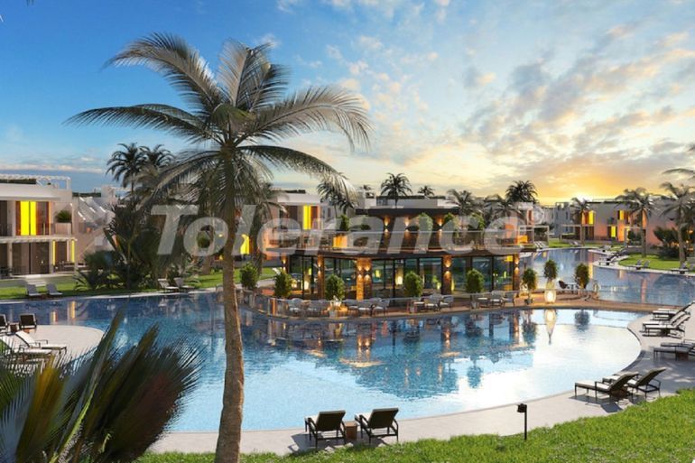 Квартира от застройщика в Кирения, Северный Кипр вид на море с бассейном в рассрочку: купить недвижимость в Турции - 108136