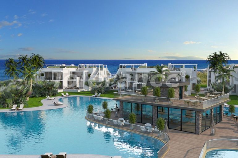 Квартира от застройщика в Кирения, Северный Кипр вид на море с бассейном в рассрочку: купить недвижимость в Турции - 108146