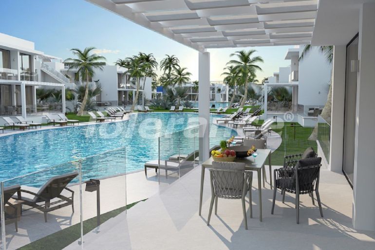 Квартира от застройщика в Кирения, Северный Кипр вид на море с бассейном в рассрочку: купить недвижимость в Турции - 108148