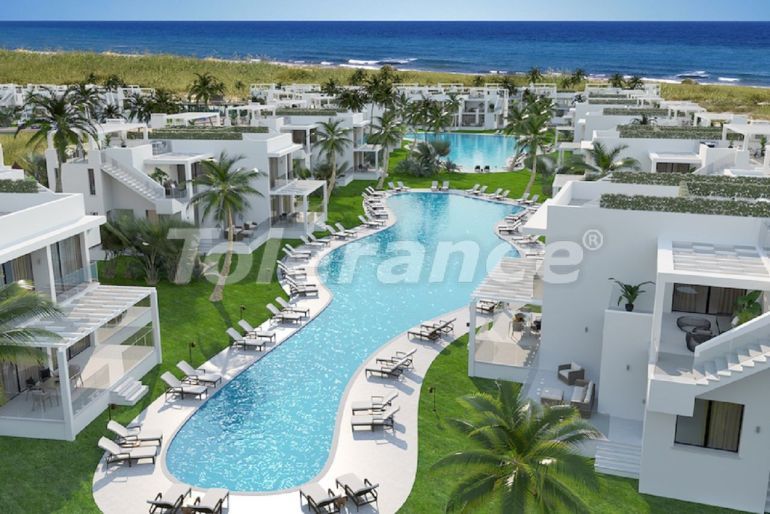 Квартира от застройщика в Кирения, Северный Кипр вид на море с бассейном в рассрочку: купить недвижимость в Турции - 108149