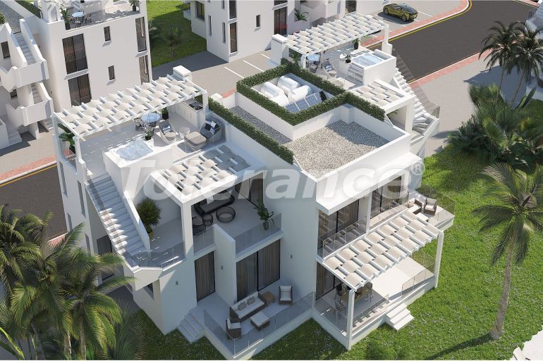 Квартира от застройщика в Кирения, Северный Кипр вид на море с бассейном в рассрочку: купить недвижимость в Турции - 108169