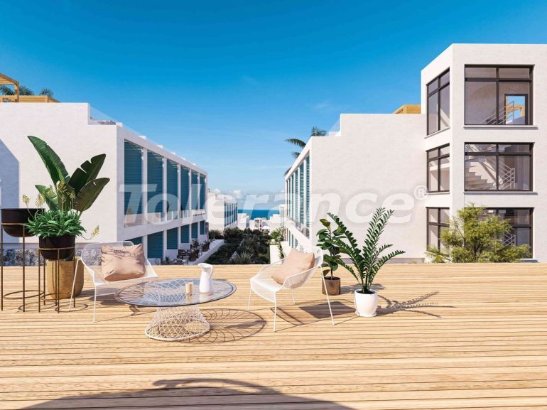 Квартира от застройщика в Кирения, Северный Кипр вид на море с бассейном в рассрочку: купить недвижимость в Турции - 108282