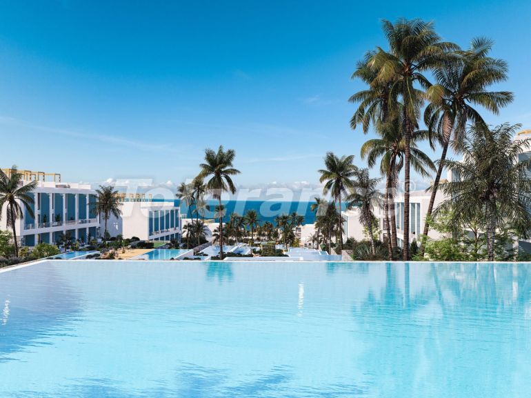 Квартира от застройщика в Кирения, Северный Кипр вид на море с бассейном в рассрочку: купить недвижимость в Турции - 108380