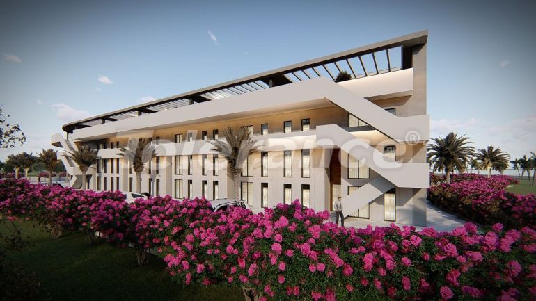 Квартира от застройщика в Кирения, Северный Кипр вид на море с бассейном: купить недвижимость в Турции - 108450