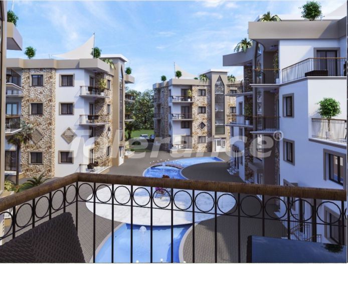 Квартира от застройщика в Кирения, Северный Кипр с бассейном: купить недвижимость в Турции - 109117