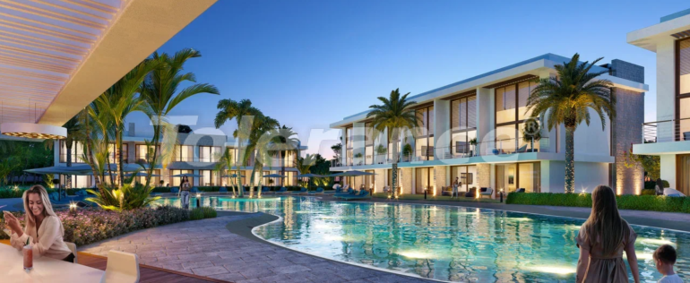 Квартира от застройщика в Кирения, Северный Кипр вид на море с бассейном в рассрочку: купить недвижимость в Турции - 110864