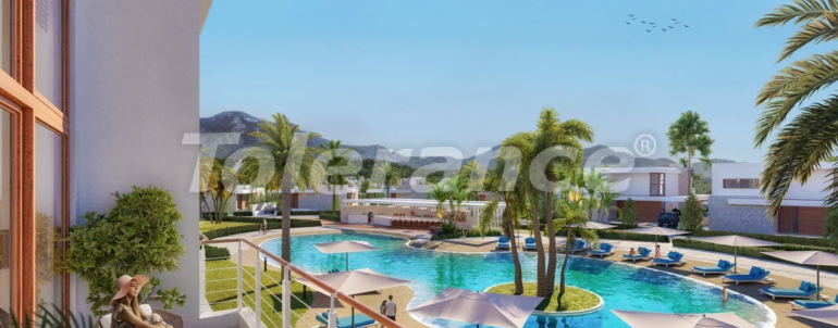 Квартира от застройщика в Кирения, Северный Кипр вид на море с бассейном в рассрочку: купить недвижимость в Турции - 110878