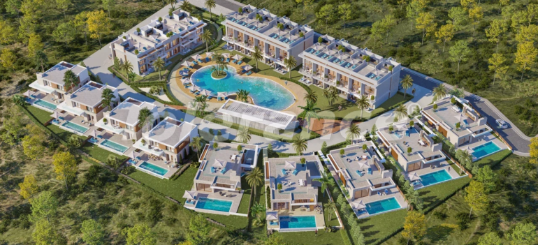 Квартира от застройщика в Кирения, Северный Кипр вид на море с бассейном в рассрочку: купить недвижимость в Турции - 110880