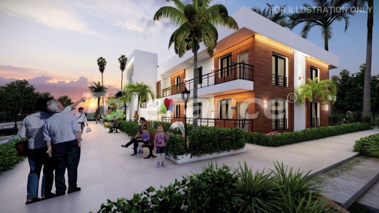 Квартира от застройщика в Кирения, Северный Кипр вид на море с бассейном: купить недвижимость в Турции - 112174