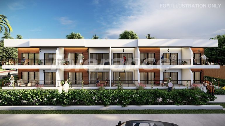 Квартира от застройщика в Кирения, Северный Кипр вид на море с бассейном: купить недвижимость в Турции - 112175