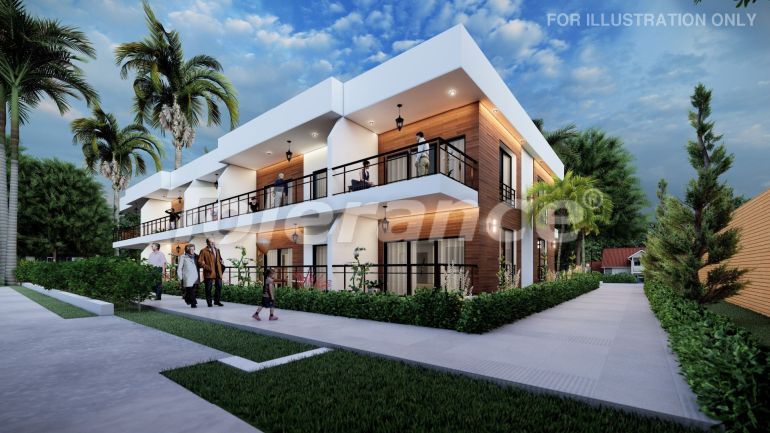 Квартира от застройщика в Кирения, Северный Кипр вид на море с бассейном: купить недвижимость в Турции - 112176