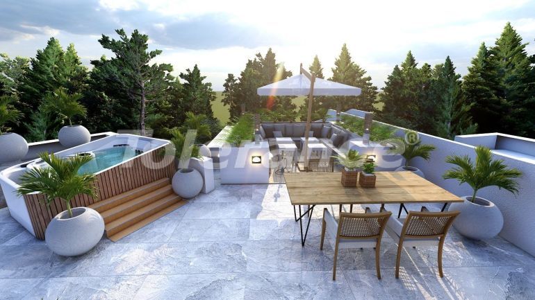 Квартира от застройщика в Кирения, Северный Кипр с бассейном в рассрочку: купить недвижимость в Турции - 112416