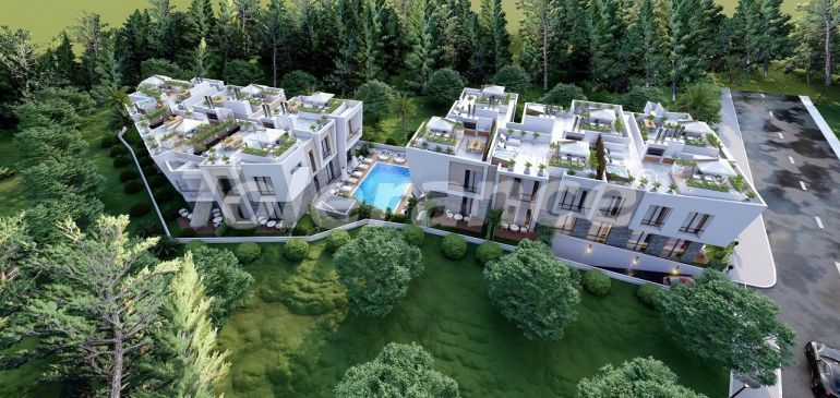 Квартира от застройщика в Кирения, Северный Кипр с бассейном в рассрочку: купить недвижимость в Турции - 112443