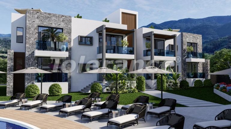 Квартира от застройщика в Кирения, Северный Кипр с бассейном в рассрочку: купить недвижимость в Турции - 124374