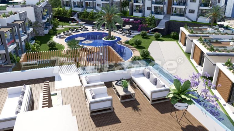 Квартира от застройщика в Кирения, Северный Кипр с бассейном в рассрочку: купить недвижимость в Турции - 124375