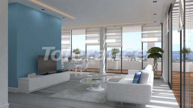 Квартира от застройщика в Кирения, Северный Кипр вид на море с бассейном: купить недвижимость в Турции - 71706