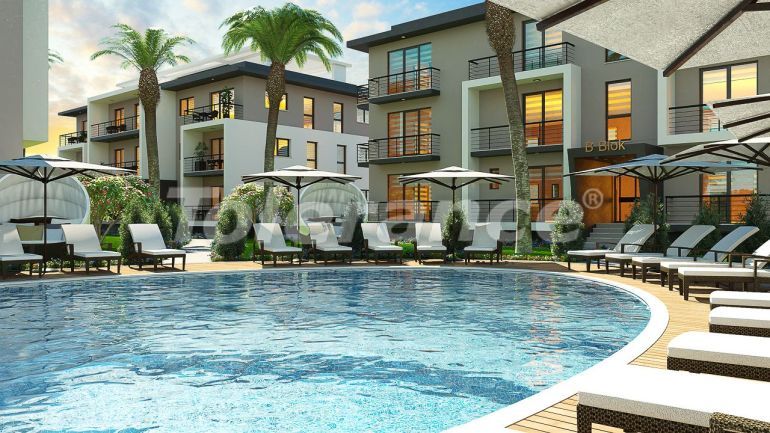 Квартира от застройщика в Кирения, Северный Кипр вид на море с бассейном в рассрочку: купить недвижимость в Турции - 72548