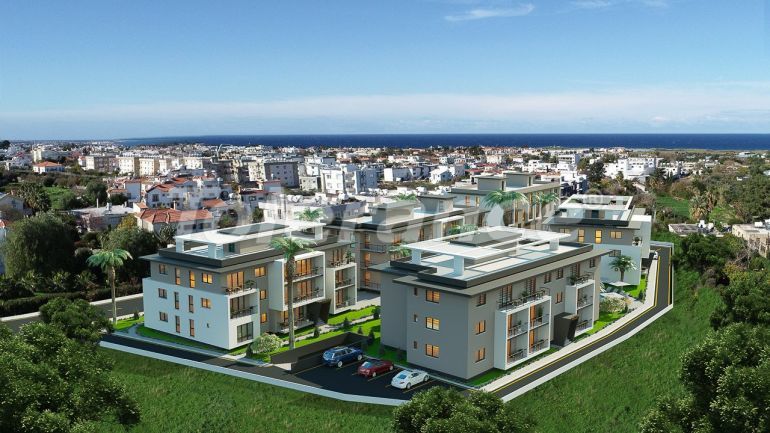 Квартира от застройщика в Кирения, Северный Кипр вид на море с бассейном в рассрочку: купить недвижимость в Турции - 72549