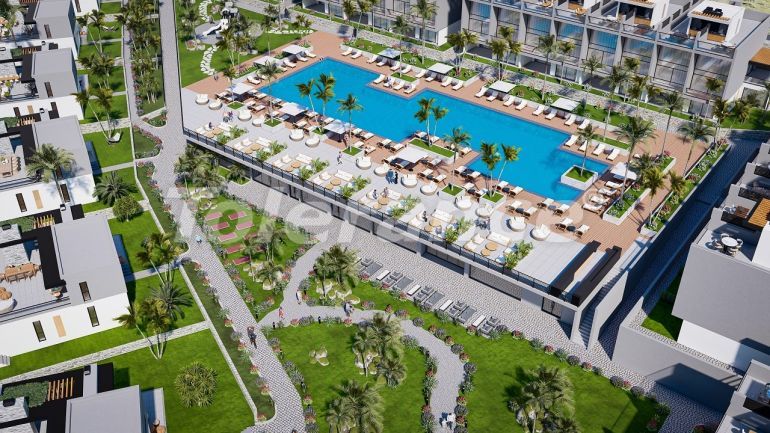 Квартира от застройщика в Кирения, Северный Кипр вид на море с бассейном в рассрочку: купить недвижимость в Турции - 72790