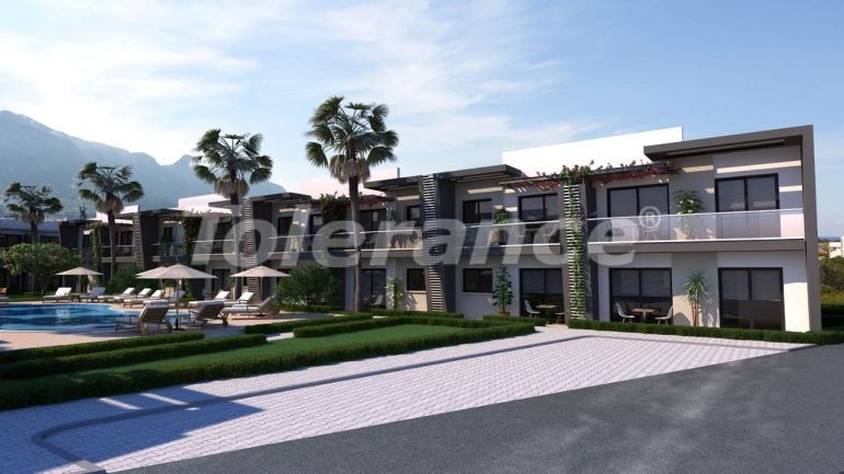 Квартира от застройщика в Кирения, Северный Кипр с бассейном: купить недвижимость в Турции - 72830