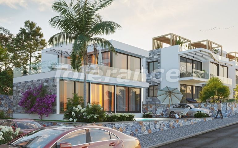 Квартира от застройщика в Кирения, Северный Кипр вид на море с бассейном в рассрочку: купить недвижимость в Турции - 72967