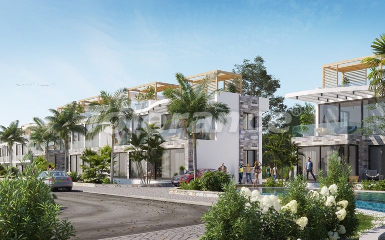 Квартира от застройщика в Кирения, Северный Кипр вид на море с бассейном в рассрочку: купить недвижимость в Турции - 72970