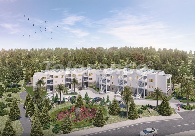 Квартира от застройщика в Кирения, Северный Кипр вид на море с бассейном в рассрочку: купить недвижимость в Турции - 73610