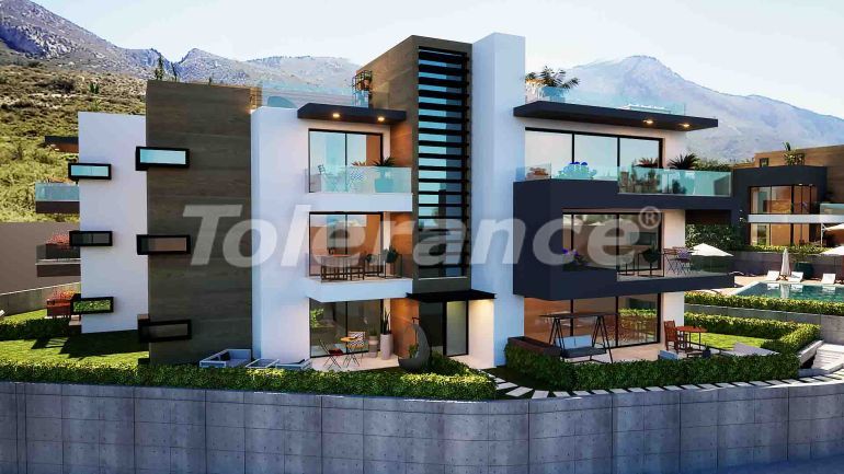 Квартира от застройщика в Кирения, Северный Кипр вид на море с бассейном в рассрочку: купить недвижимость в Турции - 73950