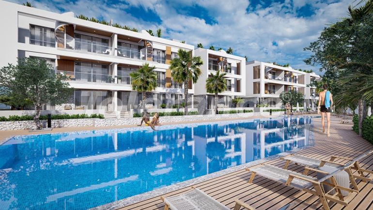 Квартира от застройщика в Кирения, Северный Кипр в рассрочку: купить недвижимость в Турции - 74654