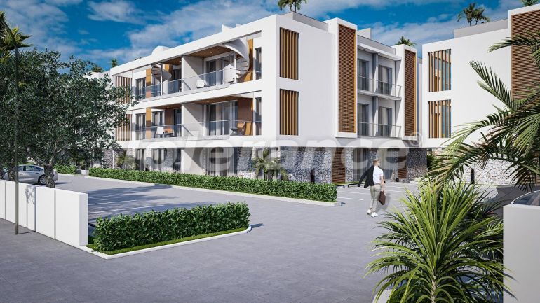 Квартира от застройщика в Кирения, Северный Кипр с бассейном в рассрочку: купить недвижимость в Турции - 74671