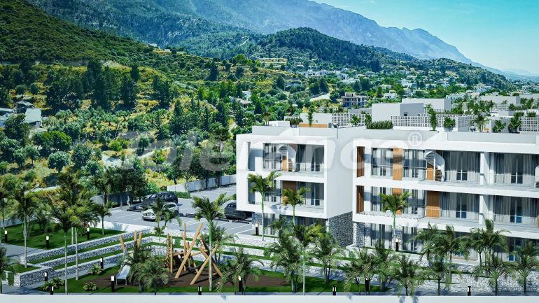 Квартира от застройщика в Кирения, Северный Кипр с бассейном в рассрочку: купить недвижимость в Турции - 74684