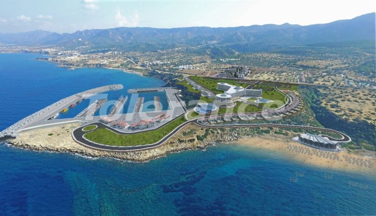 Квартира от застройщика в Кирения, Северный Кипр вид на море с бассейном в рассрочку: купить недвижимость в Турции - 75294