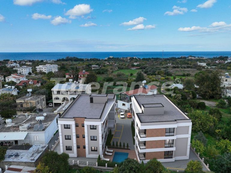 Квартира в Кирения, Северный Кипр вид на море с бассейном в рассрочку: купить недвижимость в Турции - 75471