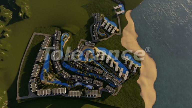 Квартира от застройщика в Кирения, Северный Кипр вид на море с бассейном в рассрочку: купить недвижимость в Турции - 75966