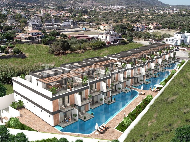 Квартира от застройщика в Кирения, Северный Кипр вид на море с бассейном в рассрочку: купить недвижимость в Турции - 76361