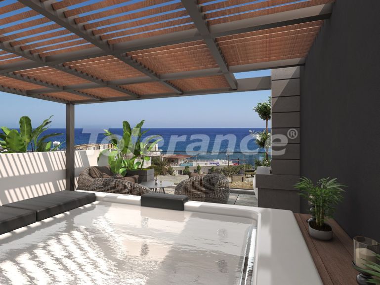 Квартира от застройщика в Кирения, Северный Кипр вид на море с бассейном в рассрочку: купить недвижимость в Турции - 76371