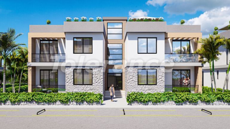 Квартира от застройщика в Кирения, Северный Кипр вид на море с бассейном в рассрочку: купить недвижимость в Турции - 76635