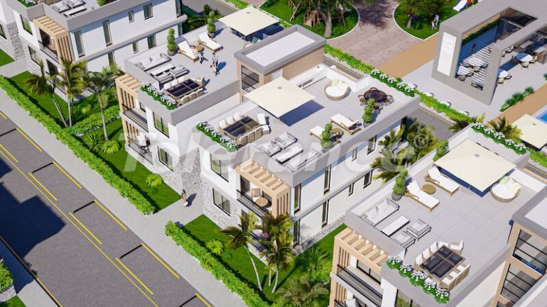 Квартира от застройщика в Кирения, Северный Кипр вид на море с бассейном в рассрочку: купить недвижимость в Турции - 76647