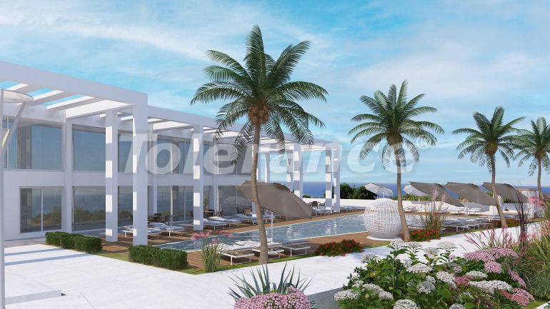 Квартира от застройщика в Кирения, Северный Кипр вид на море с бассейном в рассрочку: купить недвижимость в Турции - 76735