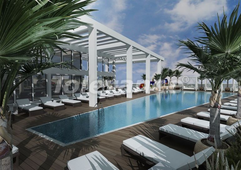 Квартира от застройщика в Кирения, Северный Кипр вид на море с бассейном в рассрочку: купить недвижимость в Турции - 76742