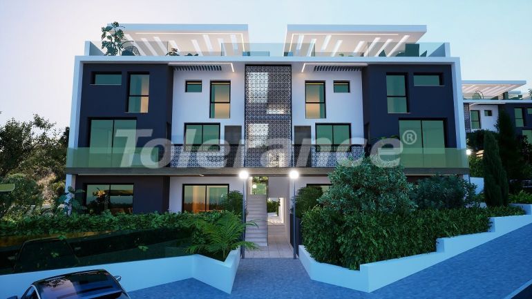 Квартира от застройщика в Кирения, Северный Кипр вид на море с бассейном в рассрочку: купить недвижимость в Турции - 77126