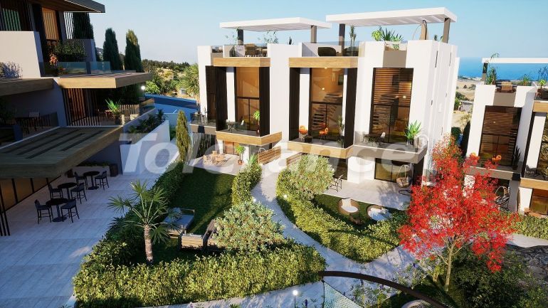Квартира от застройщика в Кирения, Северный Кипр с бассейном в рассрочку: купить недвижимость в Турции - 77162