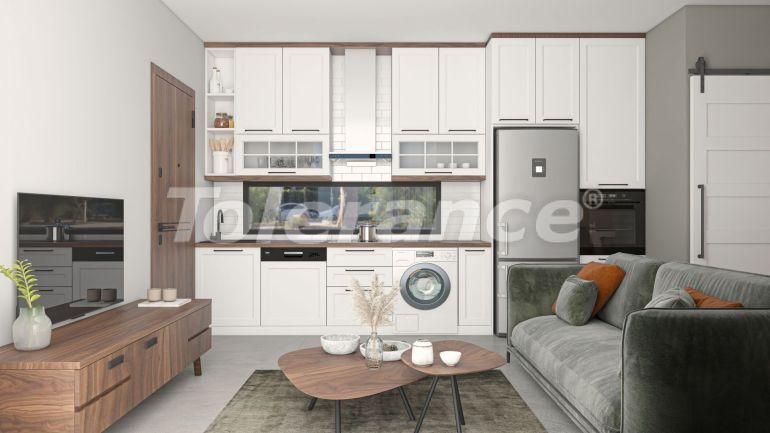 Квартира от застройщика в Кирения, Северный Кипр с бассейном в рассрочку: купить недвижимость в Турции - 77183